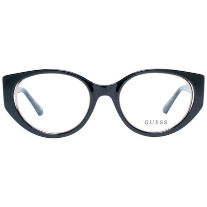 Guess Women's Cat Eye Optical Glasses – Black Frame, 52mm
