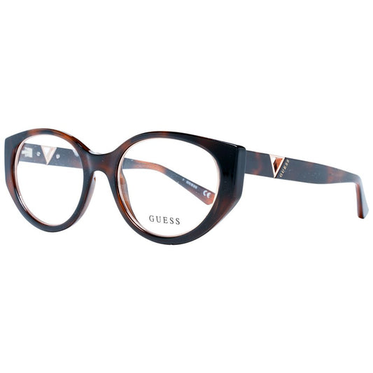 Guess Women’s Optical Glasses – Brown Cat Eye Frame, 52mm