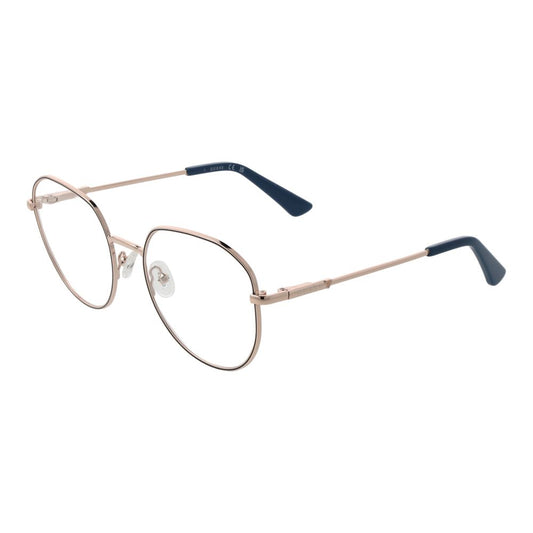Guess Women’s Optical Glasses – Rose Gold Round Frame, 53mm
