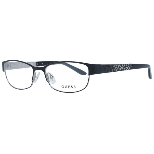 Guess Women's Black Optical Glasses – Oval Full-Rim Frame, 52mm