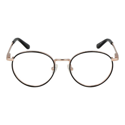 Guess Unisex Optical Glasses – Black Round Frame, 50mm