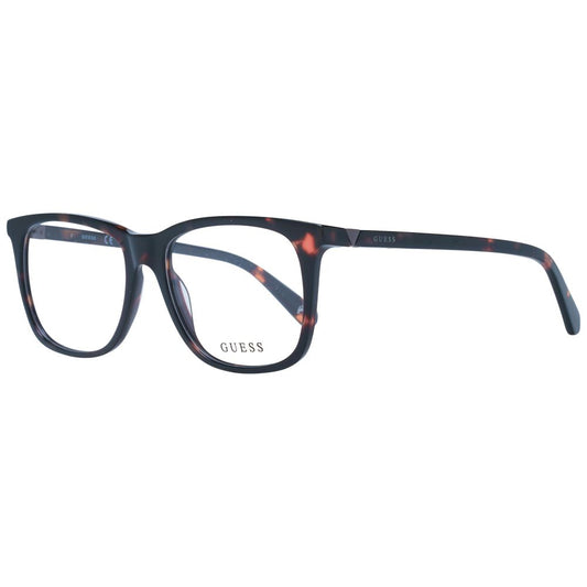 Guess Unisex Brown Optical Frames – Square Full-Rim, 54mm