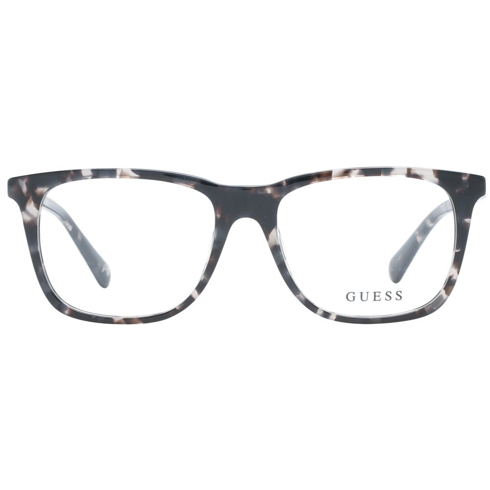 Guess Brown Unisex Optical Frames – Square Full-Rim Design