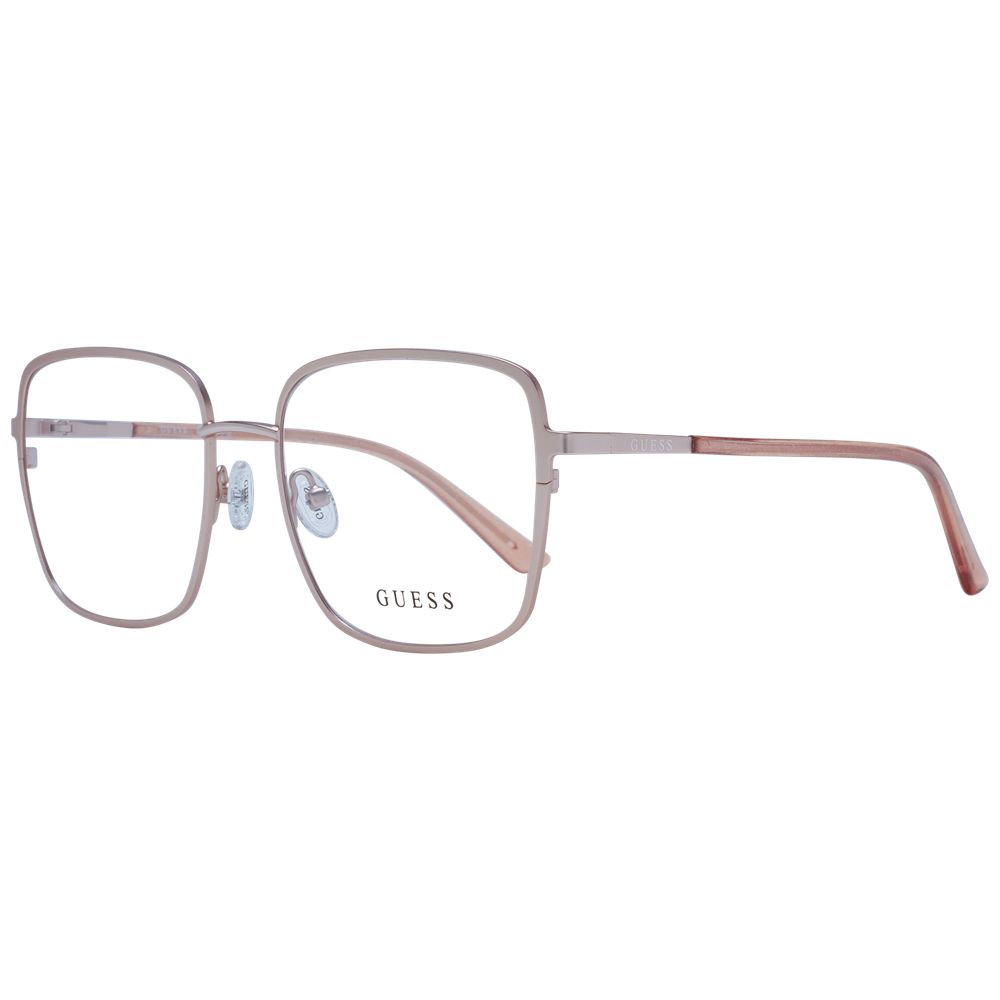 Guess Women’s Optical Frames – Rose Gold Square, 54mm