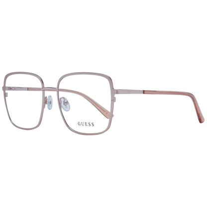 Guess Women’s Optical Frames – Rose Gold Square, 54mm