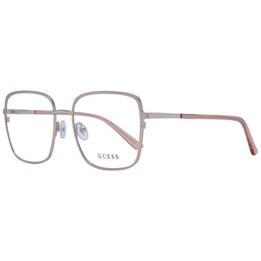 Guess Women’s Optical Frames – Rose Gold Square, 54mm