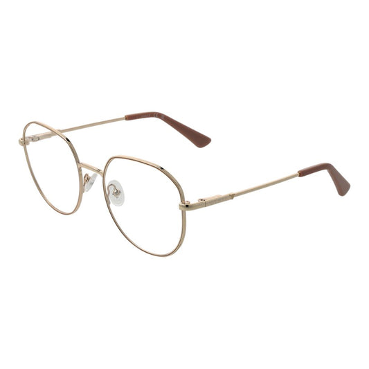 Guess Women’s Optical Glasses – Gold Round Frame, 53mm