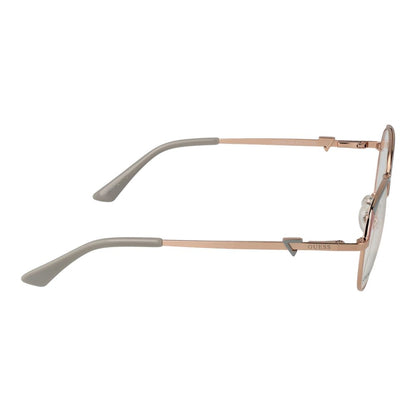 Guess Women’s Optical Glasses – Rose Gold Round Frame, 51mm