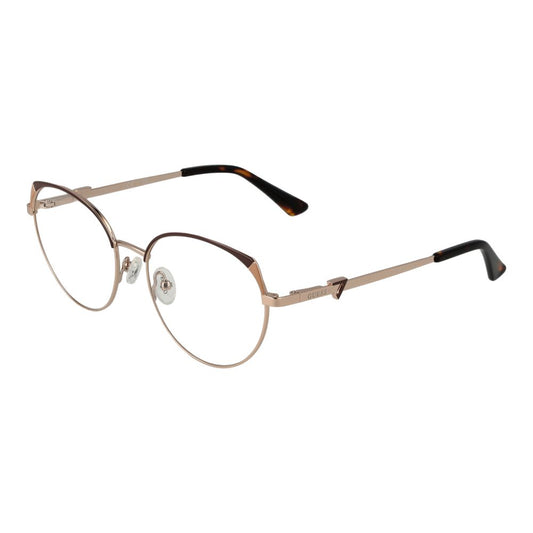 Guess Women’s Optical Glasses – Gold Round Frame, 53mm