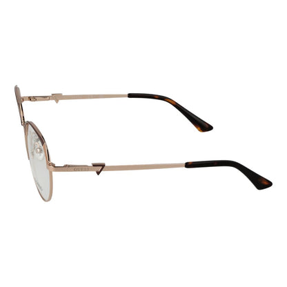 Guess Women’s Optical Glasses – Gold Round Frame, 53mm