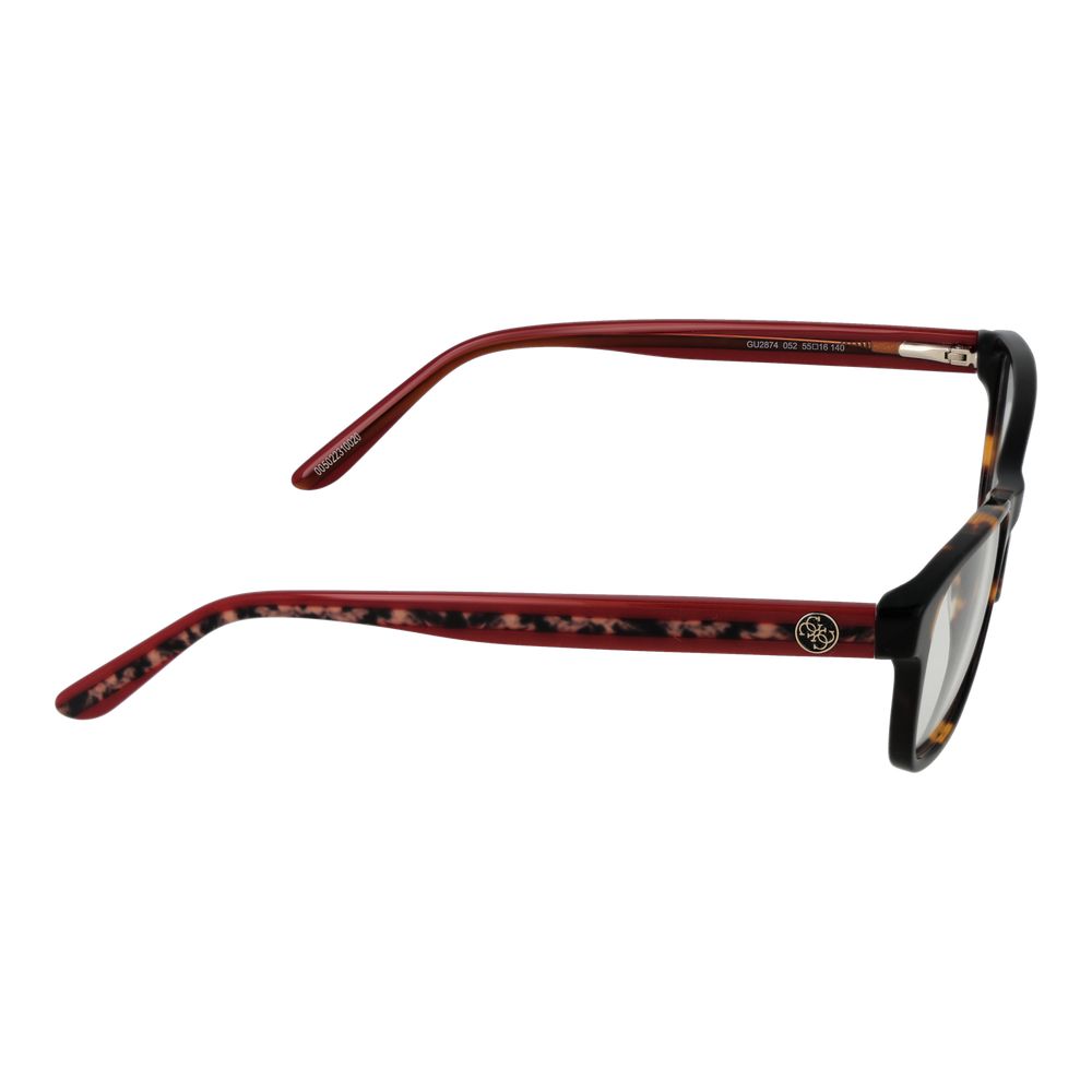 Guess Women’s Optical Glasses – Brown Rectangle Frame, 55mm