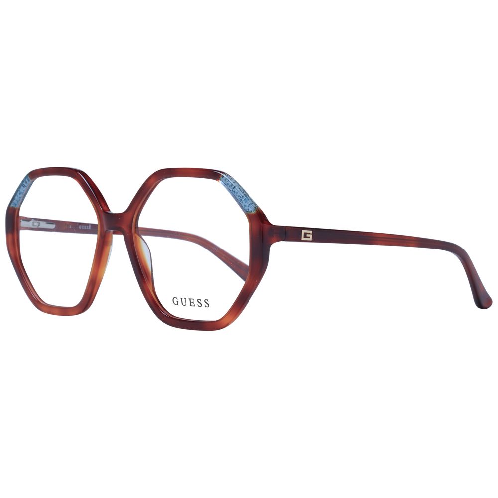 Guess Women’s Optical Glasses – Brown Square Frame, 53mm