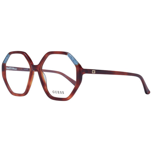 Guess Women’s Optical Glasses – Brown Square Frame, 53mm