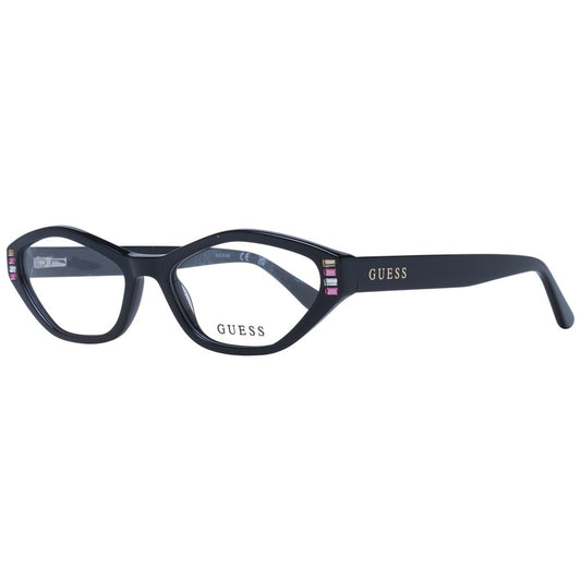 Guess Women’s Optical Glasses – Black Oval Frame, 53mm