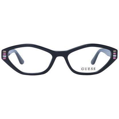 Guess Women’s Optical Glasses – Black Oval Frame, 53mm