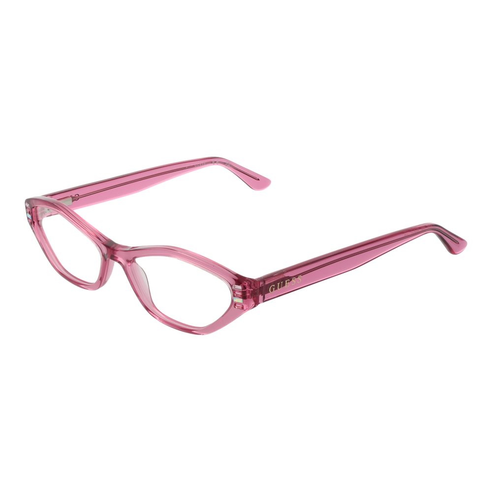 Guess Women’s Optical Glasses – Rose Oval Frame, 53mm