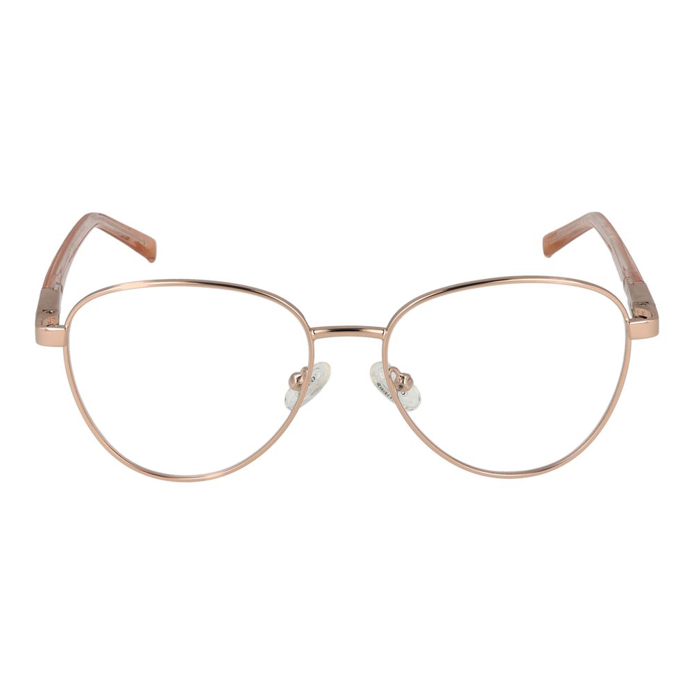 Guess Rose Gold Unisex Optical Frames – Round Design, 51mm