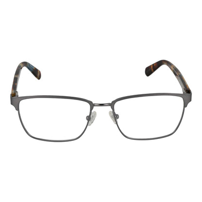 Guess Gray Men’s Optical Frames – Gunmetal Rectangle Design