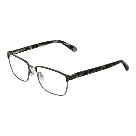 Guess Men's Optical Glasses – Green Rectangle Frame, 55mm