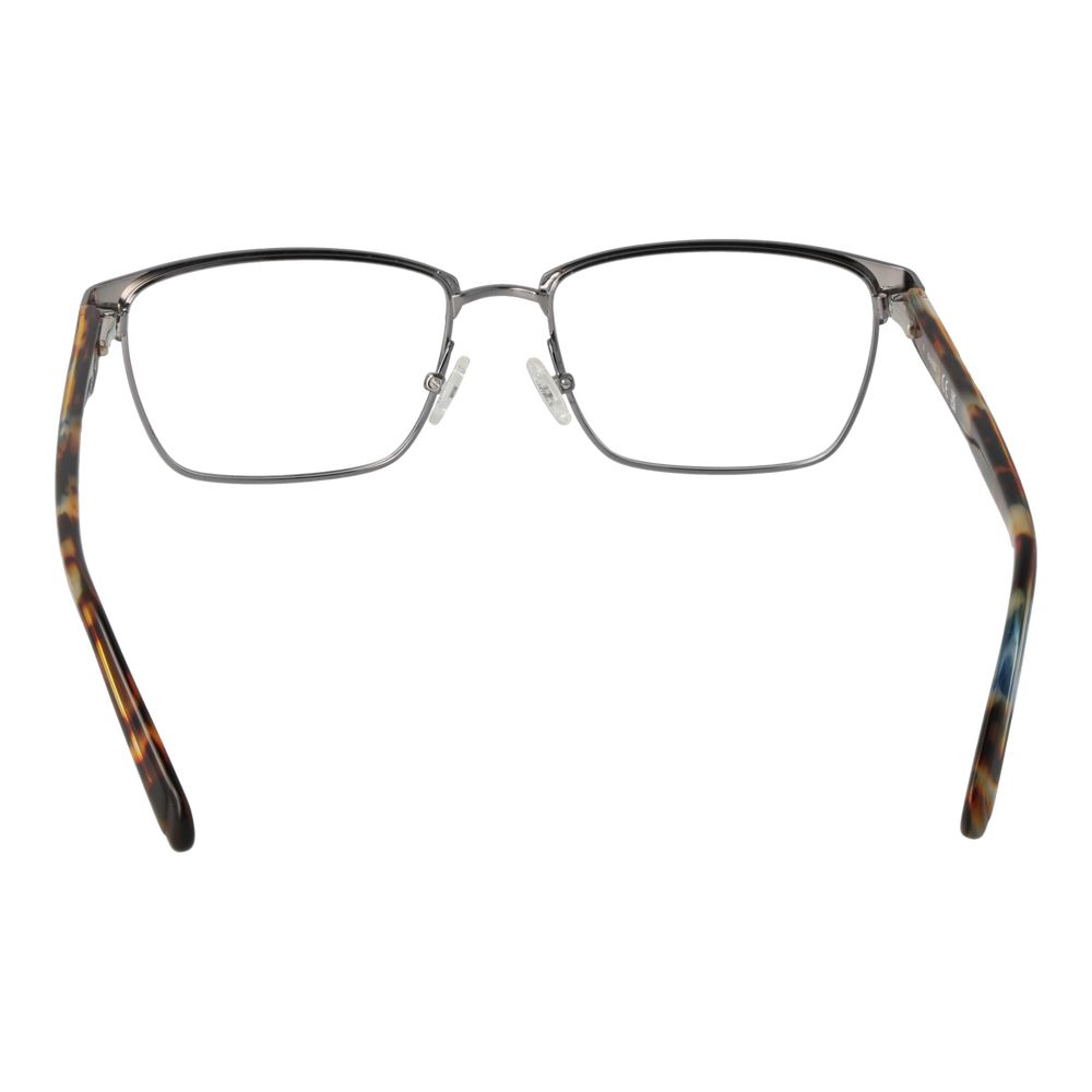 Guess Gray Men’s Optical Frames – Gunmetal Rectangle Design
