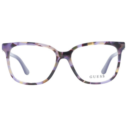 Guess Women’s Purple Optical Frames – Square Full-Rim, 52mm