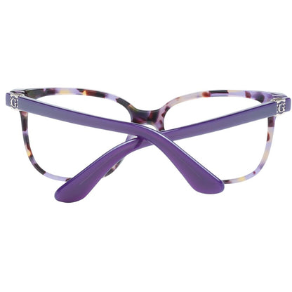 Guess Women’s Purple Optical Frames – Square Full-Rim, 52mm