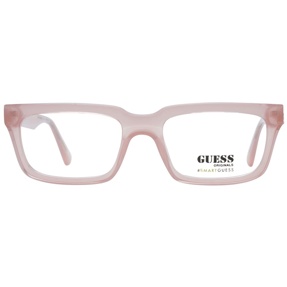 Guess Women’s Optical Glasses – Rose Rectangle Frame, 53mm