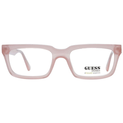 Guess Women’s Optical Glasses – Rose Rectangle Frame, 53mm