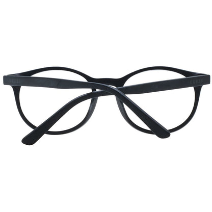 Guess Unisex Optical Glasses – Black Round Frame, 47mm