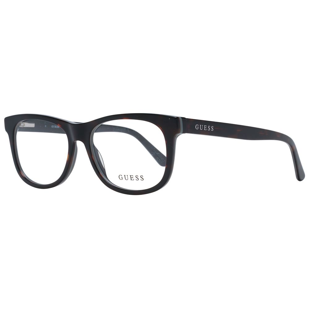 Guess Unisex Brown Optical Frames – Square Full-Rim