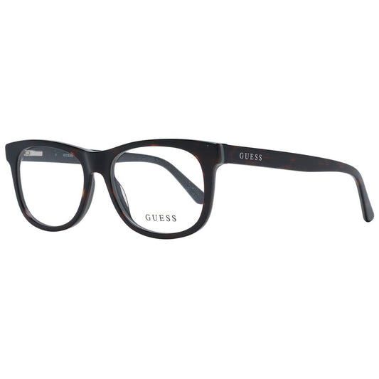 Guess Unisex Brown Optical Frames – Square Full-Rim