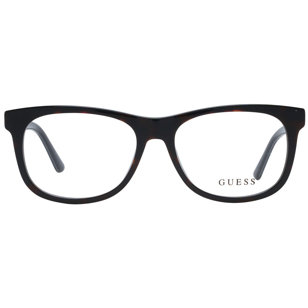 Guess Unisex Brown Optical Frames – Square Full-Rim