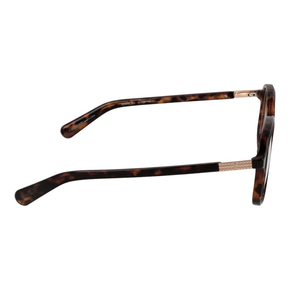 Guess Brown Unisex Optical Frames – Full-Rim Round Design, 53mm