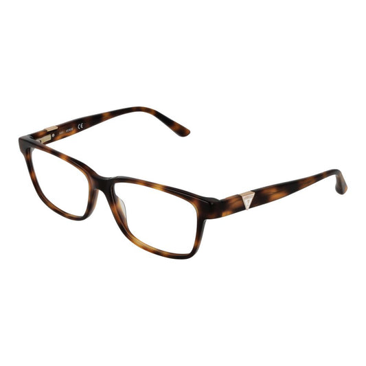 Guess Women’s Optical Glasses – Brown Rectangle Frame, 56mm