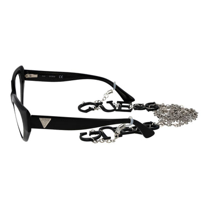 Guess Women’s Optical Glasses – Black Cat Eye Frame, 55mm