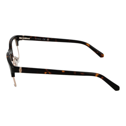 Guess Women’s Demo Lens Optical Frames – Brown Full-Rim, 55mm