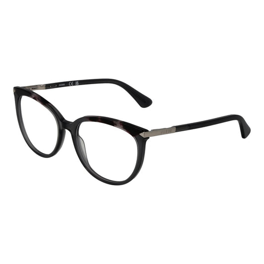 Guess Women’s Optical Frames – Grey Round Full-Rim, 53mm