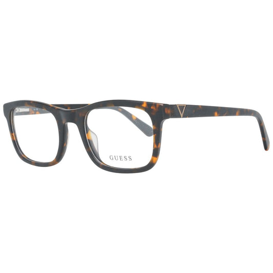 Guess Brown Men’s Optical Frames – Rectangle Full-Rim, 51mm