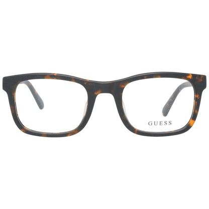 Guess Brown Men’s Optical Frames – Rectangle Full-Rim, 51mm