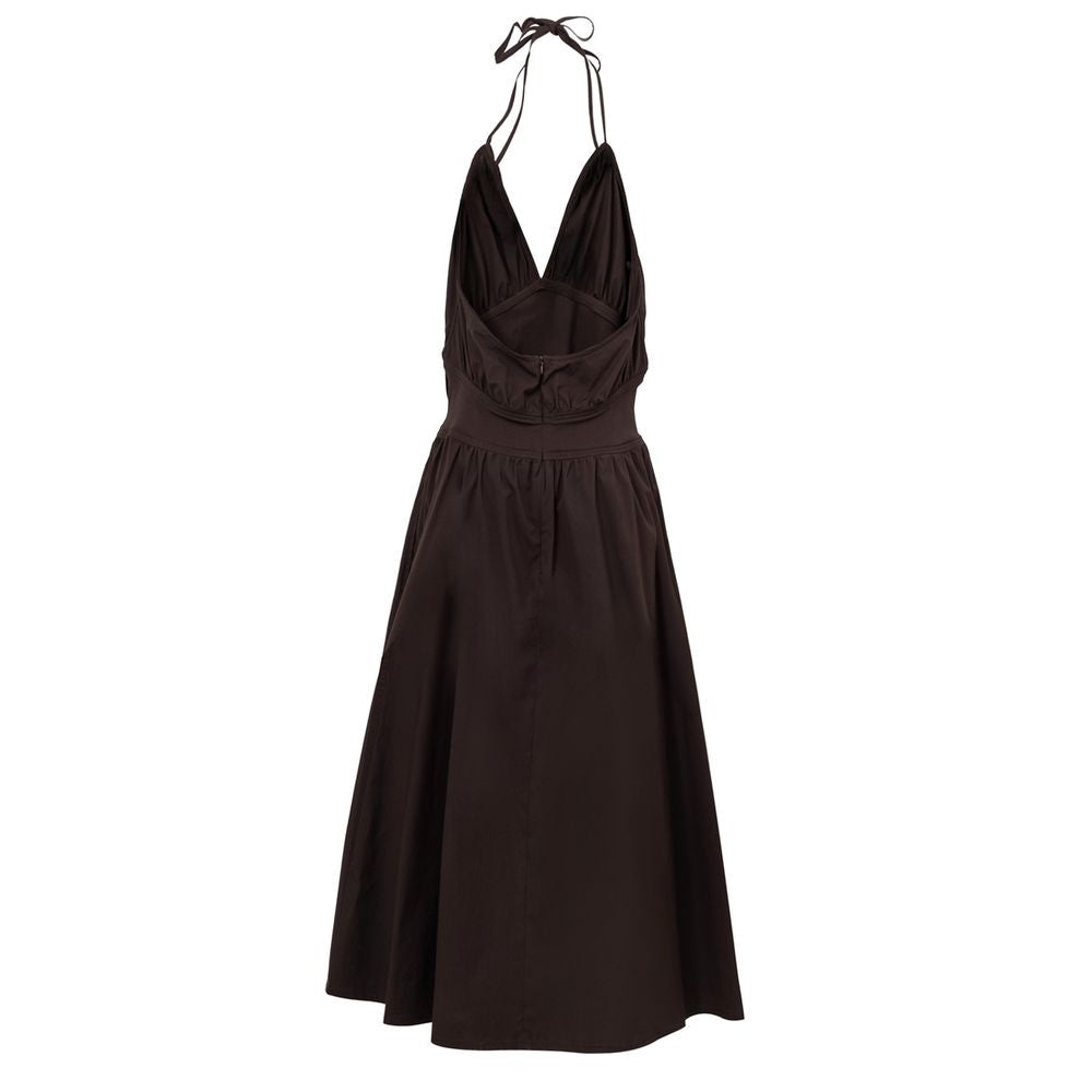 Bottega Veneta Brown Cotton Strappy Dress