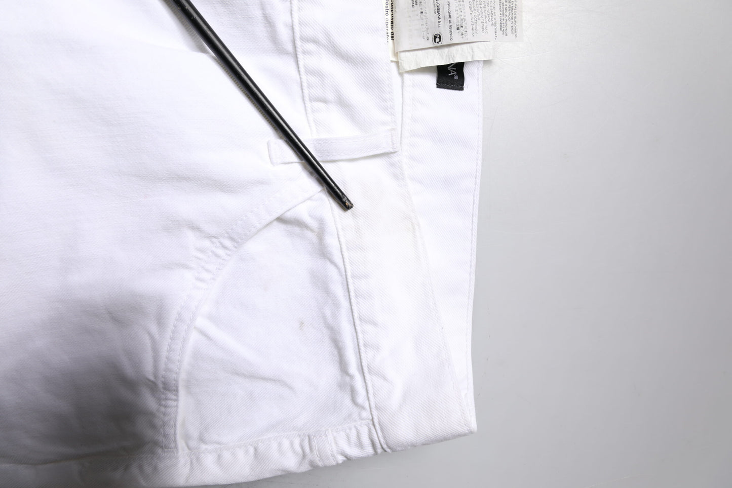 Dolce & Gabbana White Cotton Straight Men's Denim Jeans
