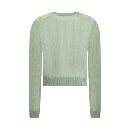 Brunello Cucinelli Mohair and Wool Cable Knit Sweater