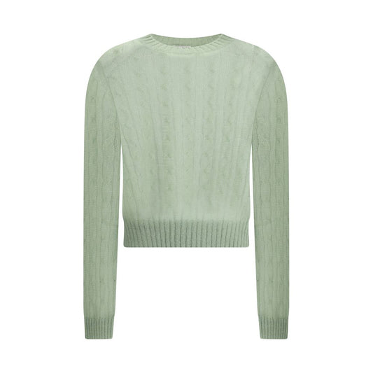 Brunello Cucinelli Mohair and Wool Cable Knit Sweater