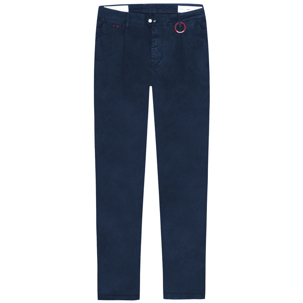 Tramarossa Blue Cotton Jeans & Pants