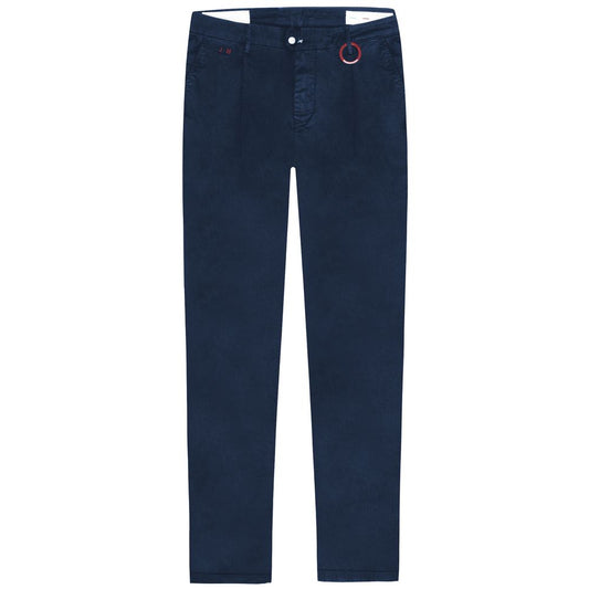 Tramarossa Blue Cotton Jeans & Pants