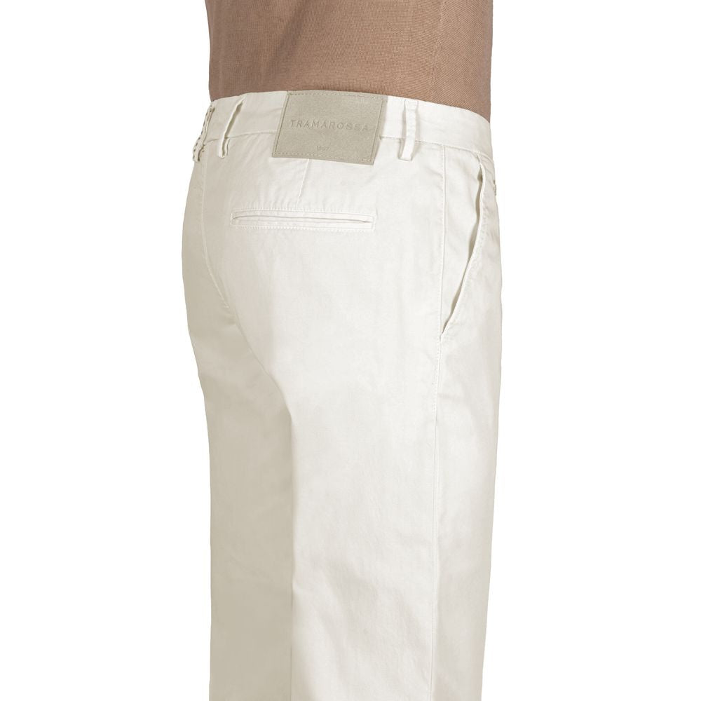 Tramarossa White Cotton Jeans & Pant - Alberto Trousers