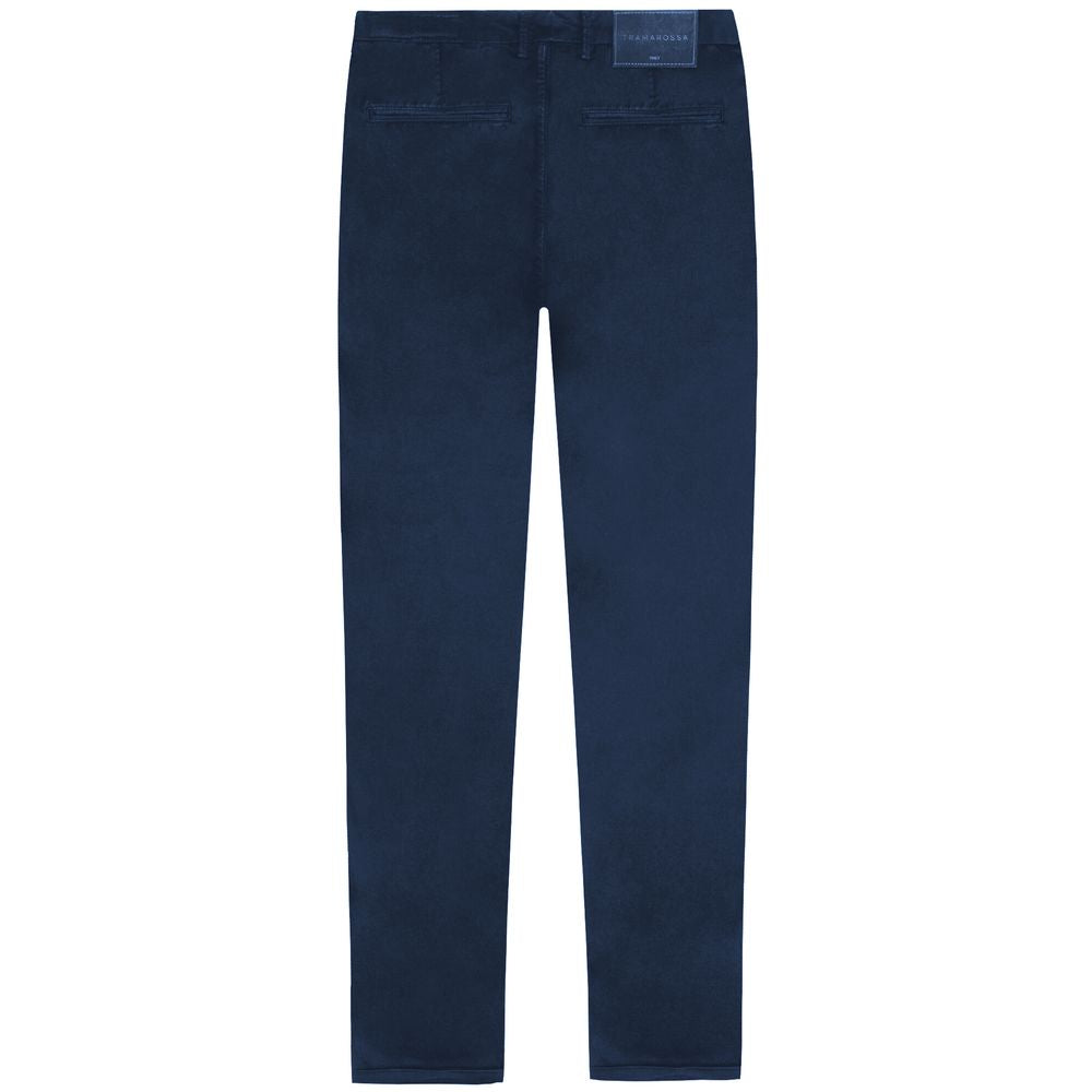 Tramarossa Blue Cotton Jeans & Pants