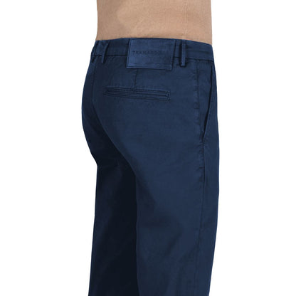 Tramarossa Blue Cotton Jeans & Pants