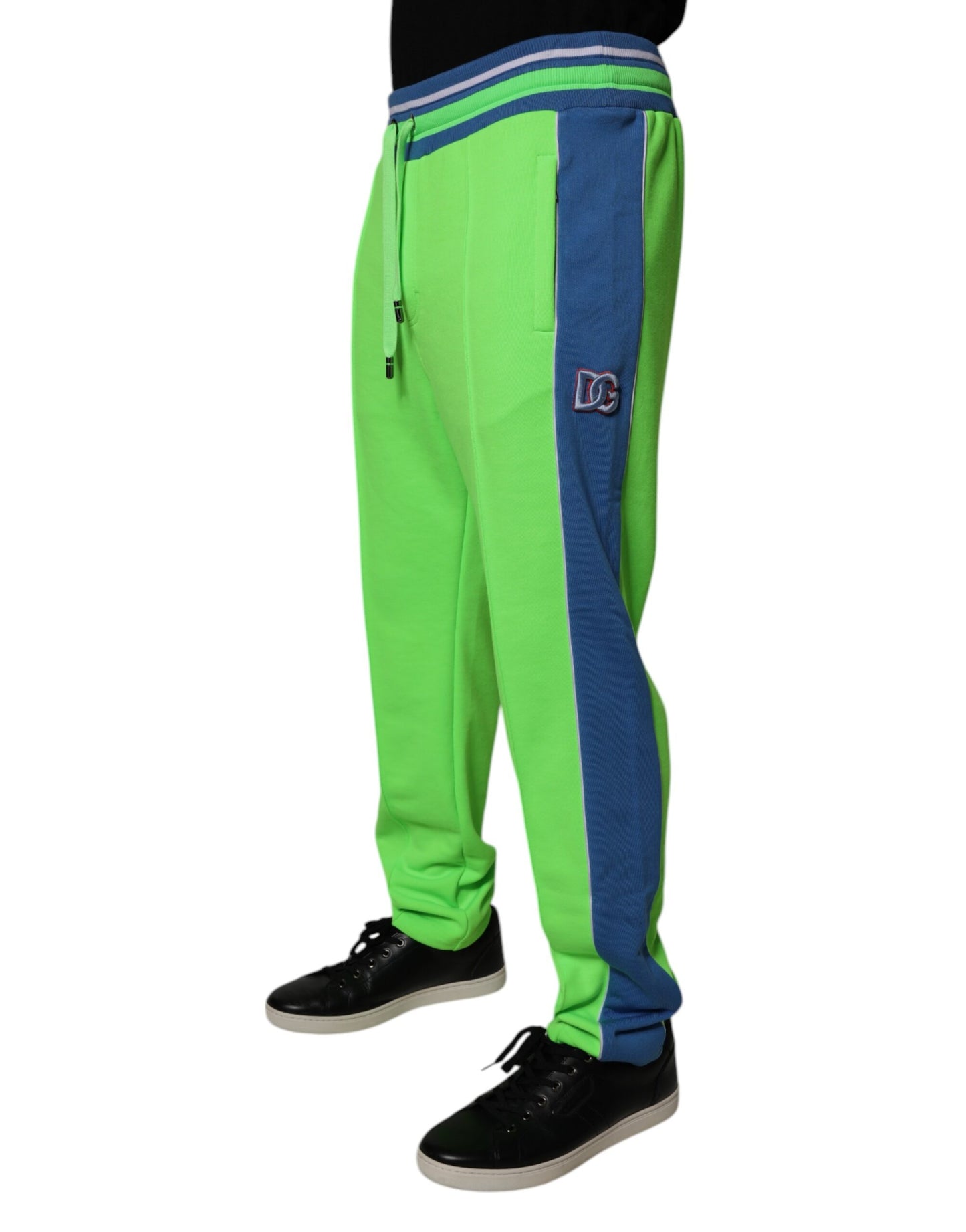 Dolce & Gabbana Green & Blue Jogger Sweatpants Pants