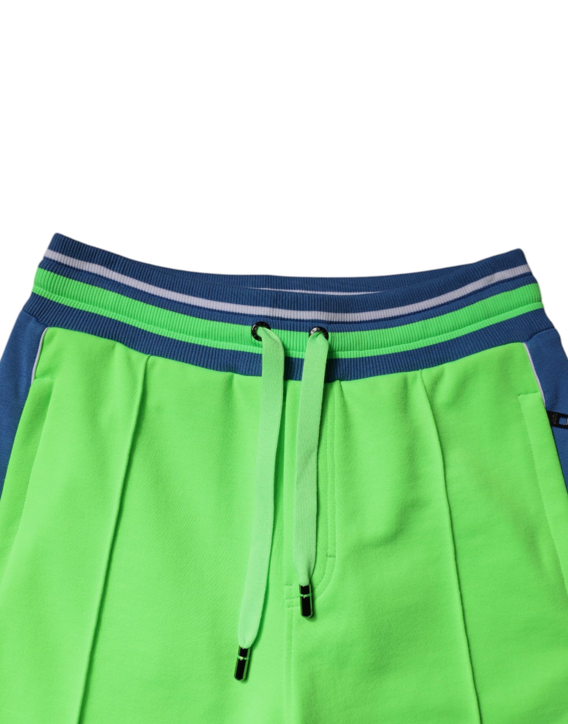 Dolce & Gabbana Green & Blue Jogger Sweatpants Pants